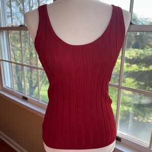 WHBM Scoop Neck Ribbed Tank